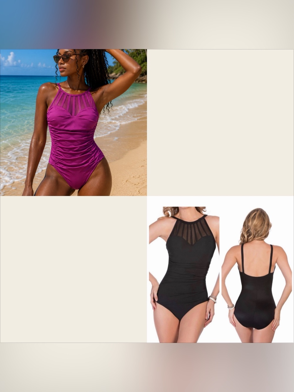 MagicSuit Swimsuit DONT MESH WITH ME One Piece Womens Sz 8